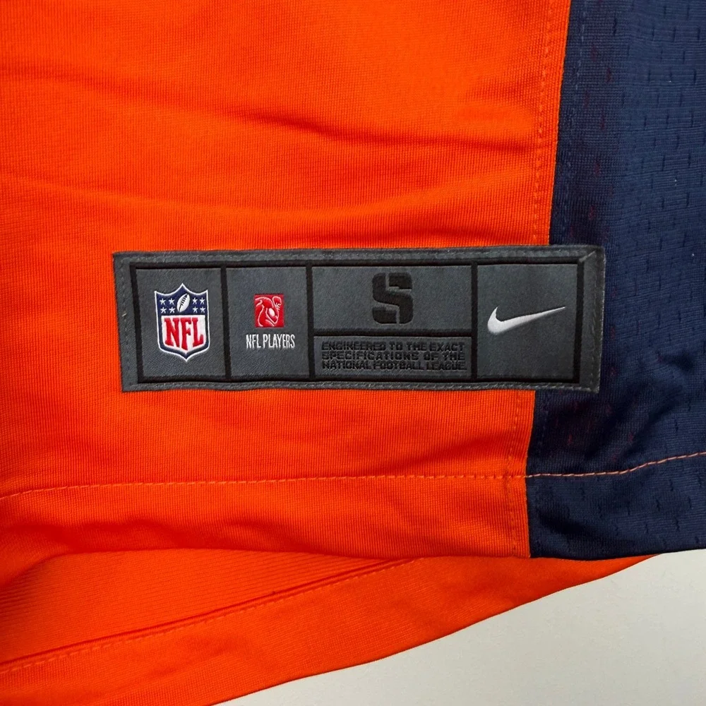 NEW Nike Denver Broncos Courtland Sutton 14 NFL Jersey Mens S Orange On Field